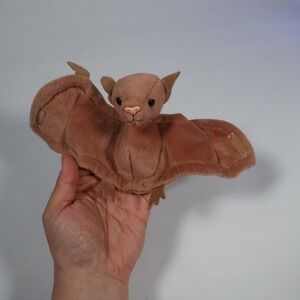 Ty Beanie Baby Batty the Bat Brown Plush Vintage 1996 with Tags 4035